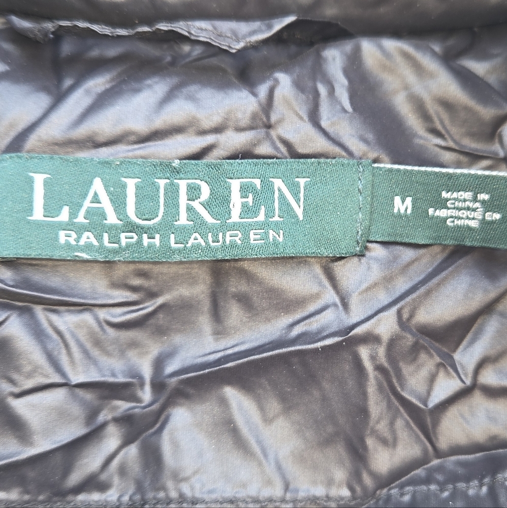 Ralph Lauren Black Puffer Jacket - Picture 2 of 5